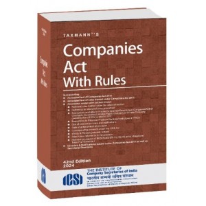 Taxmann's Companies Act with Rules (HardBound Pocket Edition 2024) 